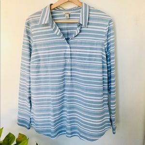 LL Bean “Birch Point Henley Pull Over” Women’s M